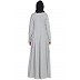 Travel Abaya in Jersey - Grey color
